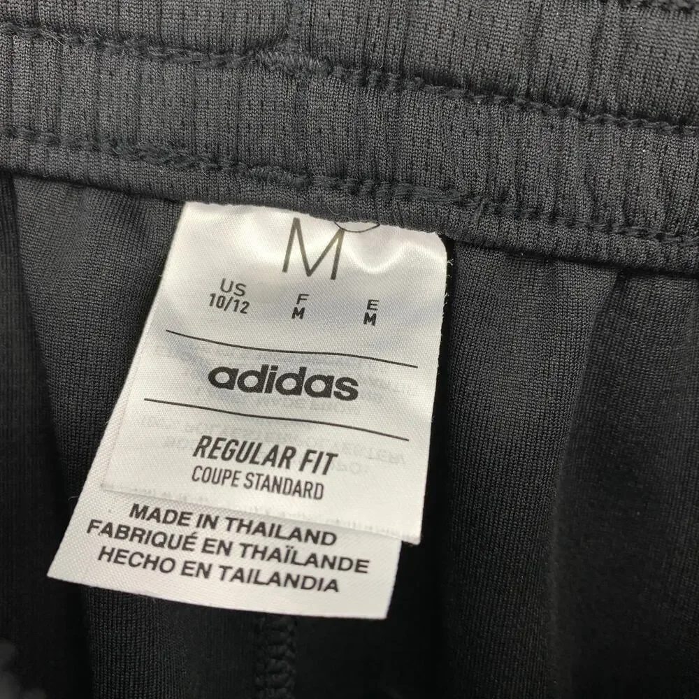 Adidas Basketball Shorts Boys Size Medium Black Gray Logo